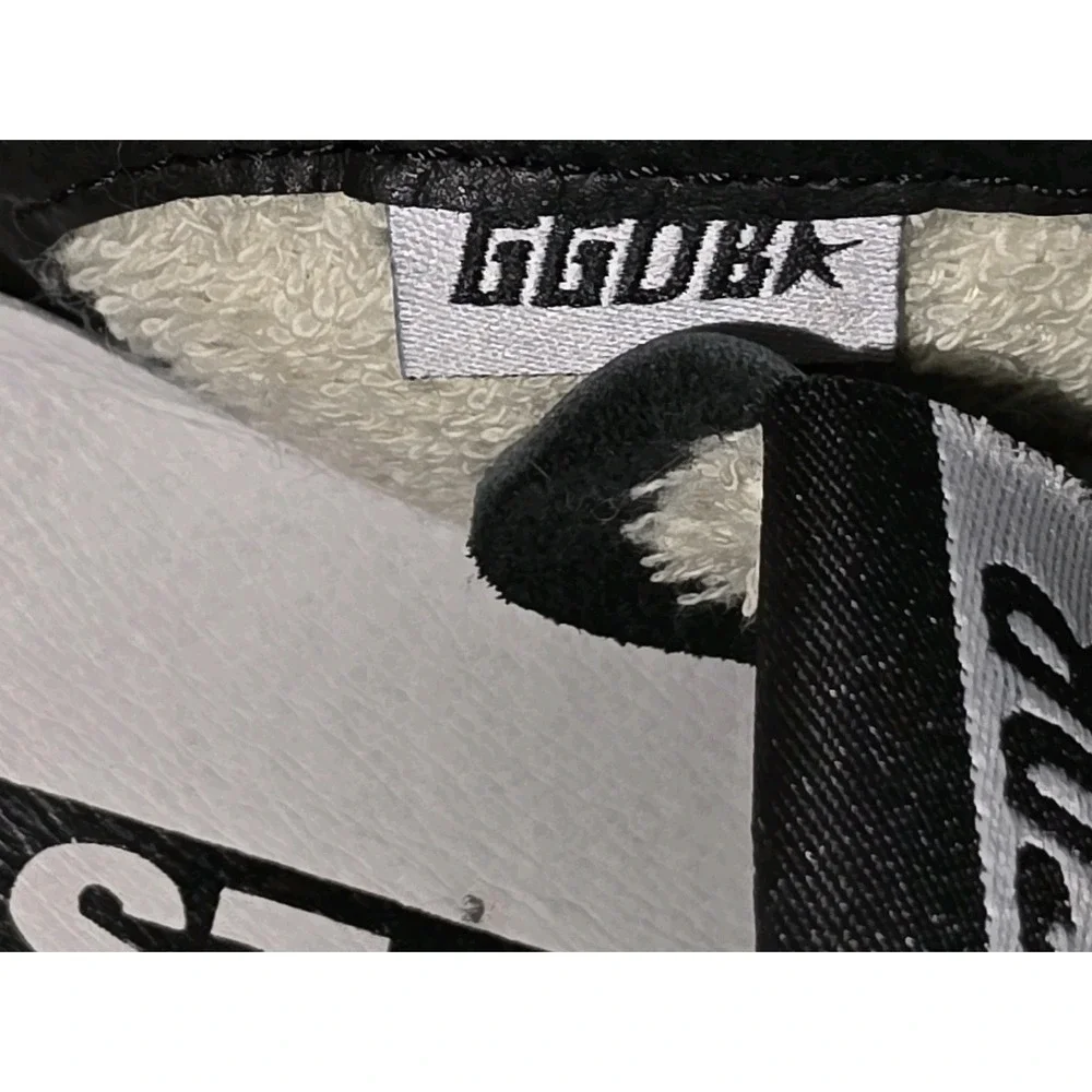 Golden Goose Hi Star Classic Shoes Womens Size 38 Black Silver Colorway Leather